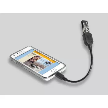 USB-kaapeli Micro-USB B - USB A DELOCK 83293 0,18 m