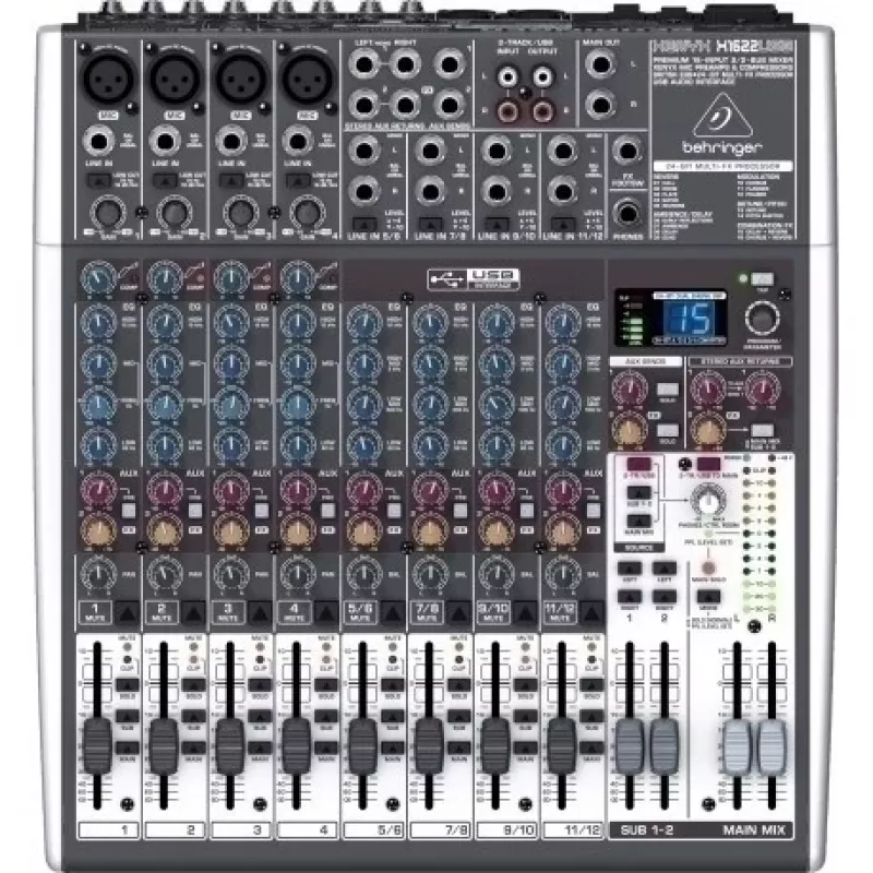 Behringer X1622USB audiomikseri 16 kanavaa 10 - 200000 Hz