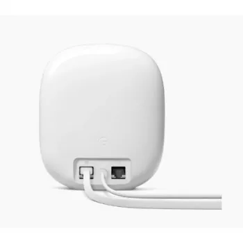 Google Nest WiFi Pro - Wi-Fi-järjestelmä (reititin) - jopa 120 m² - verkko - GigE, 802.11ax (Wi-Fi 6E) - 802.11a/b/g/n/ac/ax (Wi-Fi 6E) - monikaista (GA03030-EU)