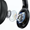 Usams kuulokkeet Bluetooth 5.3 Over-Ear Us-yh sarja musta/musta TDLYEJYS01