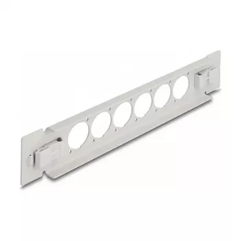 Kytkentäpaneeli DeLOCK 10 inch D-Type 6 porttia työkaluton harmaa