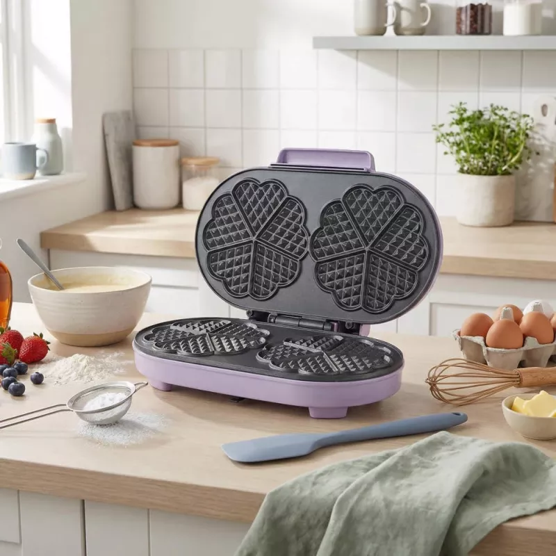 Giles & Posner EK6700GSPPVDE Double Heart vohvelirauta