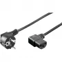 Virtakaapeli Goobay 96042 musta 1,5 m CEE7/7 C13 250V 16A