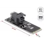 DeLOCK 61070 sisäinen SFF-8643 sovitin M.2 uros 32 Gbit/s musta