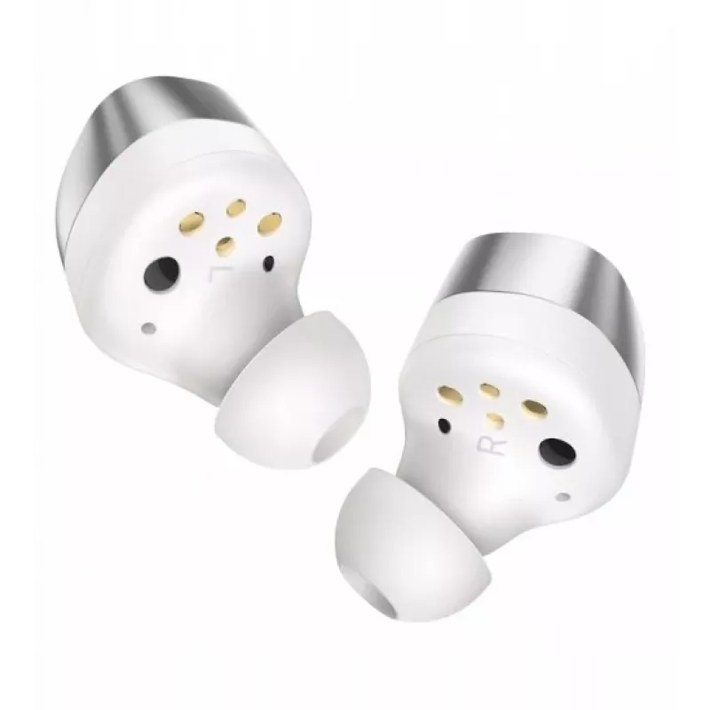 SENNHEISER Momentum MTW4 langattomat Bluetooth Noise-Cancelling urheilunappikuulokkeet - valkoinen & hopea