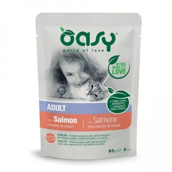 Oasy palat kastikkeessa Adult lohi 85 g