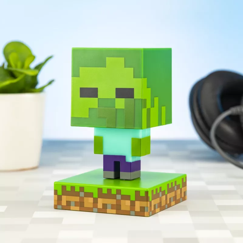 Pöytävalaisin Paladone Light Paladone Minecraft Zombie Light PP6592MCFV4 LED