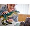 Rakennuslelu LEGO Creator 3-in-1 T.Rex rakennussarja, 626 osaa, 150 mm korkeus, ikä 9+