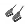 Lanberg CA-EUEU-10CC-0018-BK SCART-kaapeli, SCART – SCART 21-napainen, 1,8 m, musta