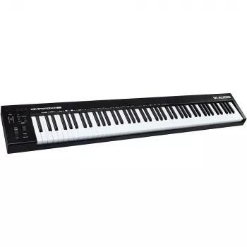 M-AUDIO Keystation 88 MK3 MIDI-kosketinsoitin 88 kosketinta USB musta, valkoinen