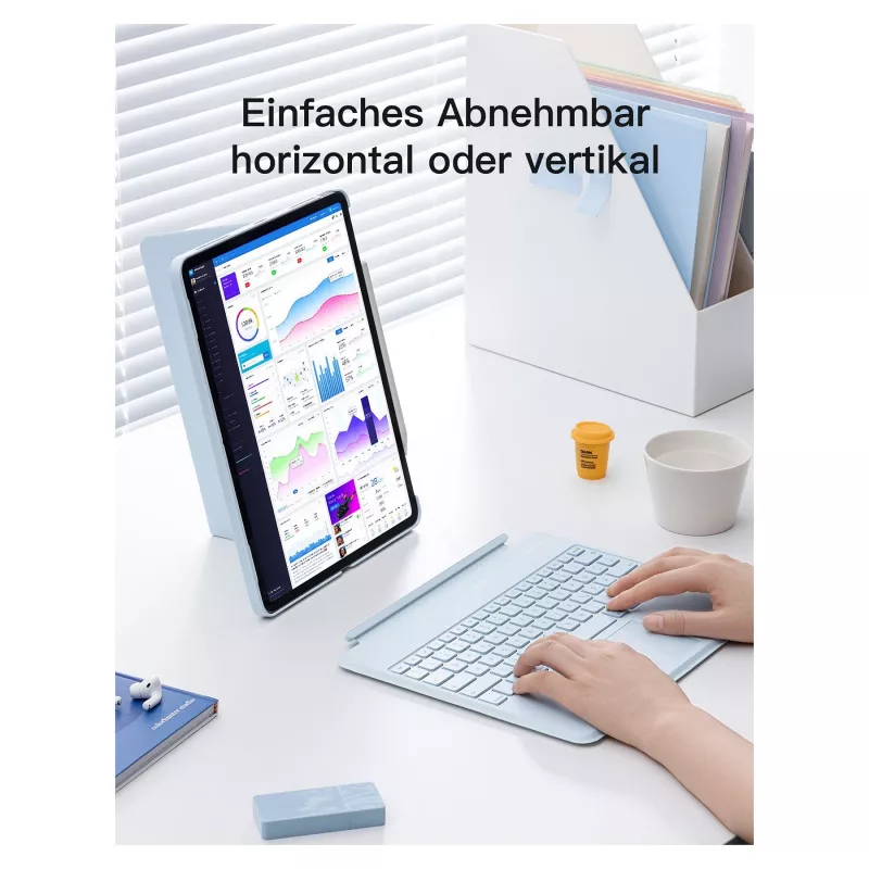 Näppäimistö Inateck KB04118_BLUE iPad Air 6 Pro 12 13