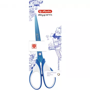 Yksittäinen kynä Herlitz my.pen suora leikkaus sininen valkoinen