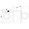 Pesukone Indesit MTWSA 61294 W PL 1200 kierr./min 6 kg