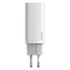 Laturi Baseus CCGAN2L-B02 sisäkäyttöön AC-pikalaturi 20V 1xUSB 1xType-C valkoinen