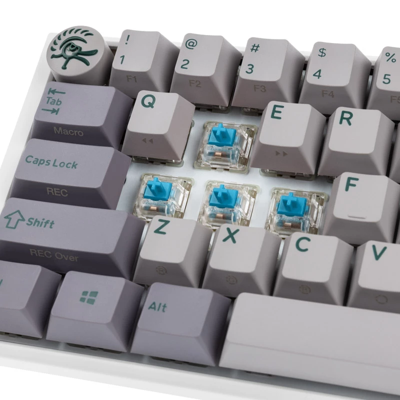 Ducky One 3 Mini -näppäimistö pelikäyttöön USB US English harmaa