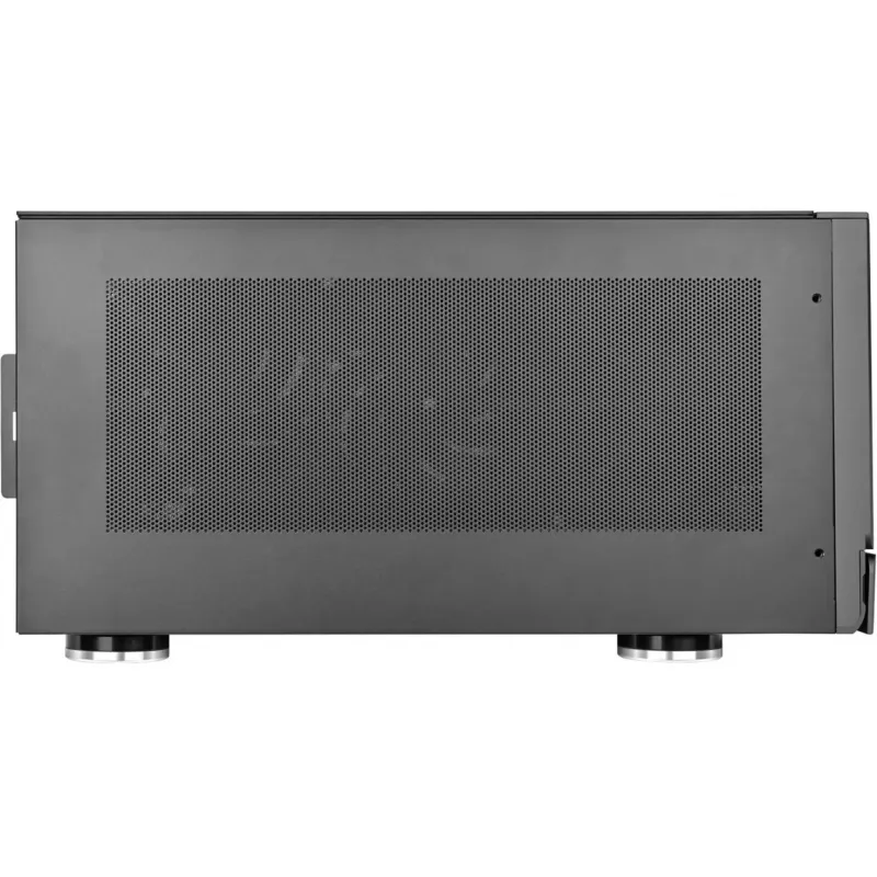 SilverStone Crown 04 PC-kotelo SST-CW04TB — HTPC-koko, SSI-EEB-tuki, tummanharmaa