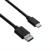 Akyga AK-USB-24 USB 3.1 kaapeli tyyppi A - tyyppi C, 0,5 m, musta