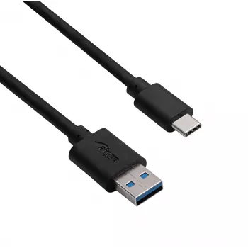 Akyga AK-USB-24 USB 3.1 kaapeli tyyppi A - tyyppi C, 0,5 m, musta