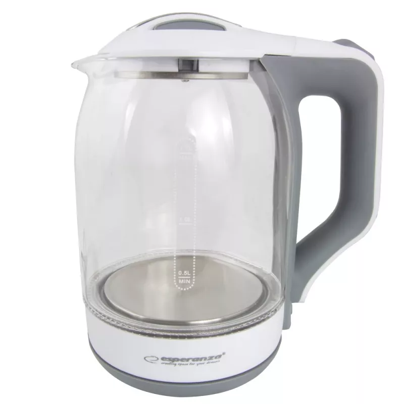 Esperanza sähköinen vedenkeitin 1,7 L 1500 W valkoinen monivärinen