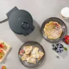 Vohvelirauta Severin WA 2116 1000 W musta sydämen muotoinen
