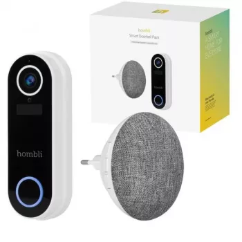 Hombli älykäs ovikello 2 (valkoinen) + gong