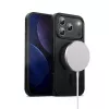Puhelinkotelo Crong MagSafe iPhone 17 Pro – hybridi musta