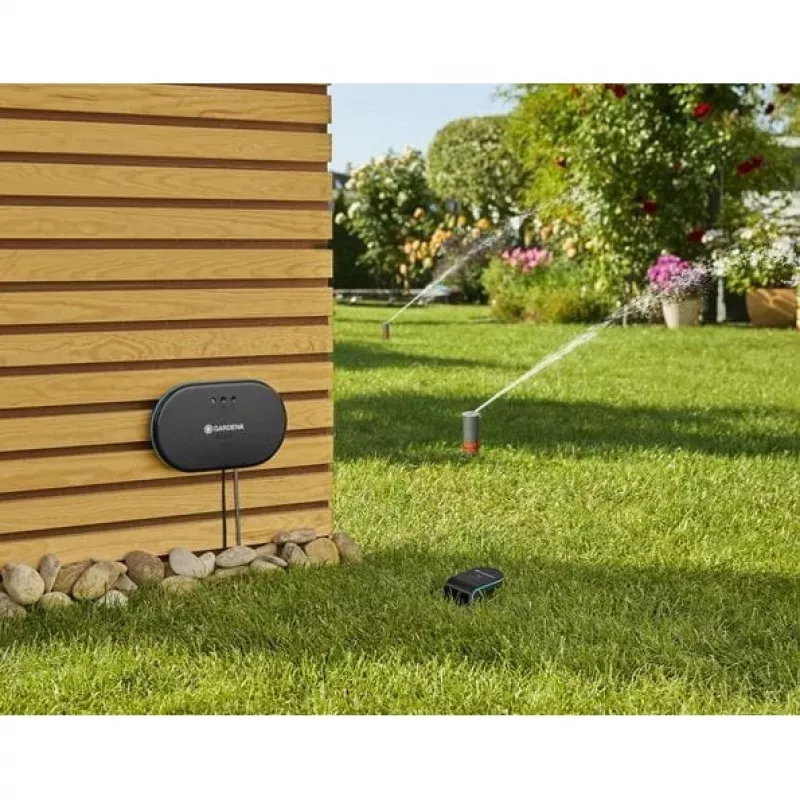 Gardena Set Smart Irrigation Control Sensor: kasteluohjain jopa 6 venttiilille (24 V)