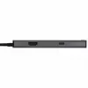 Unitek H1112F aktiivinen USB-C-hubi, 6 porttia, 5 Gbps, HDMI 4K@30Hz, RJ-45, 2x USB-A, 2x USB-C, PD 100 W, alumiini, harmaa