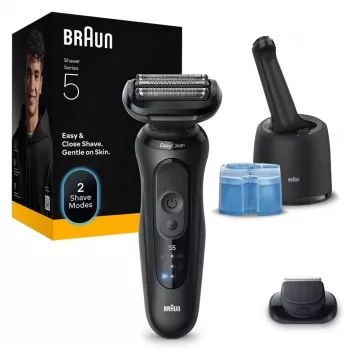 Braun SHAVER 52-N7200cc sähköparranajokone musta — kalvoparranajokone, ladattava, märkä- ja kuivaparranajo