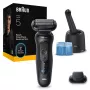 Braun SHAVER 52-N7200cc sähköparranajokone musta — kalvoparranajokone, ladattava, märkä- ja kuivaparranajo