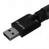USB-WLAN-sovitin LANBERG NC-0300-WIE, USB 2.0, kaksi ulkoista 5 dBi antennia, WLAN 300 Mbit/s, Ethernet/WLAN, musta