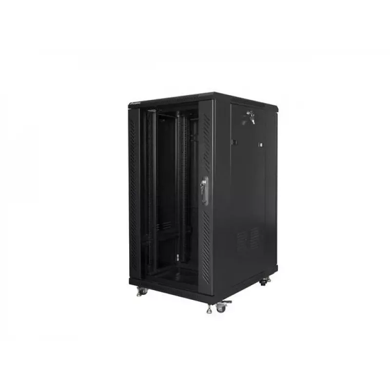 Lanberg FF01-6822-12B rackkaappi 22U vapaasti seisova musta