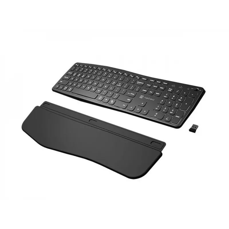 NATEC PORIFERA -näppäimistö koti-/toimistokäyttöön Bluetooth QWERTY US International musta