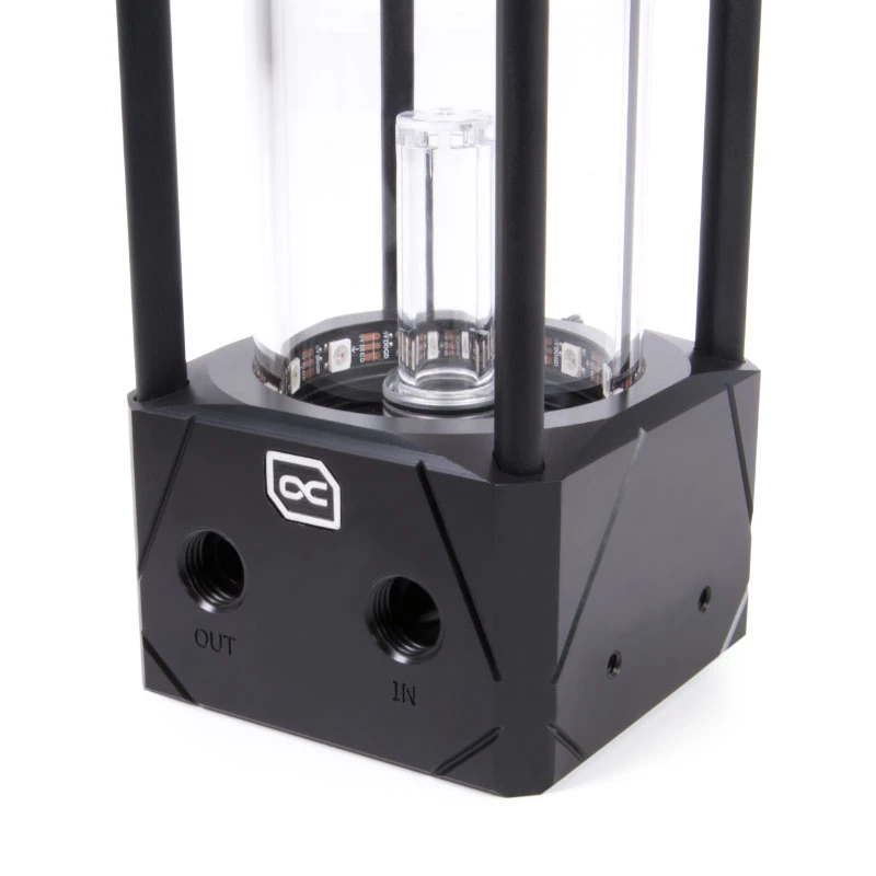 Alphacool Eisbecher Aurora D5 250 mm paisuntasäiliö VPP Apex D5 -pumpulla, asetaali/lasi (13326)