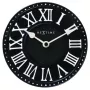 NeXtime kello 5187zw London pöytäkello, Ø16 cm, seinäkello, musta/valkoinen