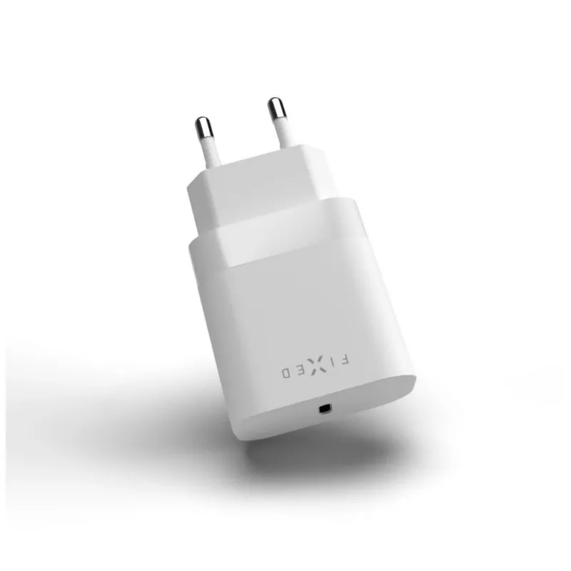 Matkalaturi FIXED FIXC20N-C-WH 20W USB-C kompakti verkkosovitin