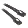 SilverStone CPS02 - SATA- / SAS-kaapeli - sideband-tuella - SAS 12Gbit/s - 4-lane - 4 x Mini SAS (SFF-8087) (W) - 4 x Mini SAS (SFF-8087) (W) - 50 cm - S