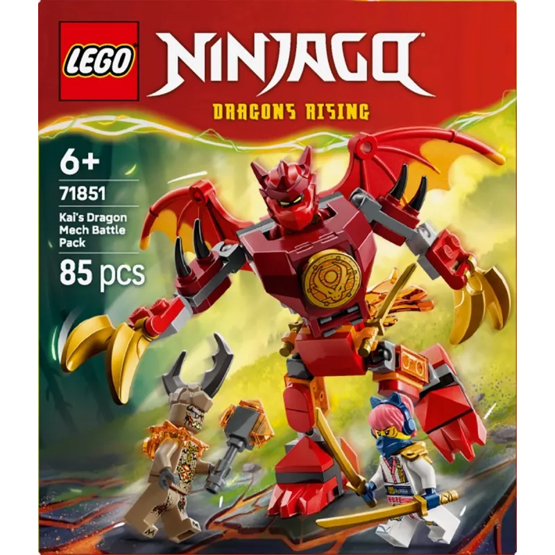 LEGO NINJAGO 71851 Kain lohikäärmemekkitaistelupakkaus