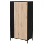 Vaattekaappi cama meble Cama v, musta runko, 4 hyllyä, 900×550×1840 mm