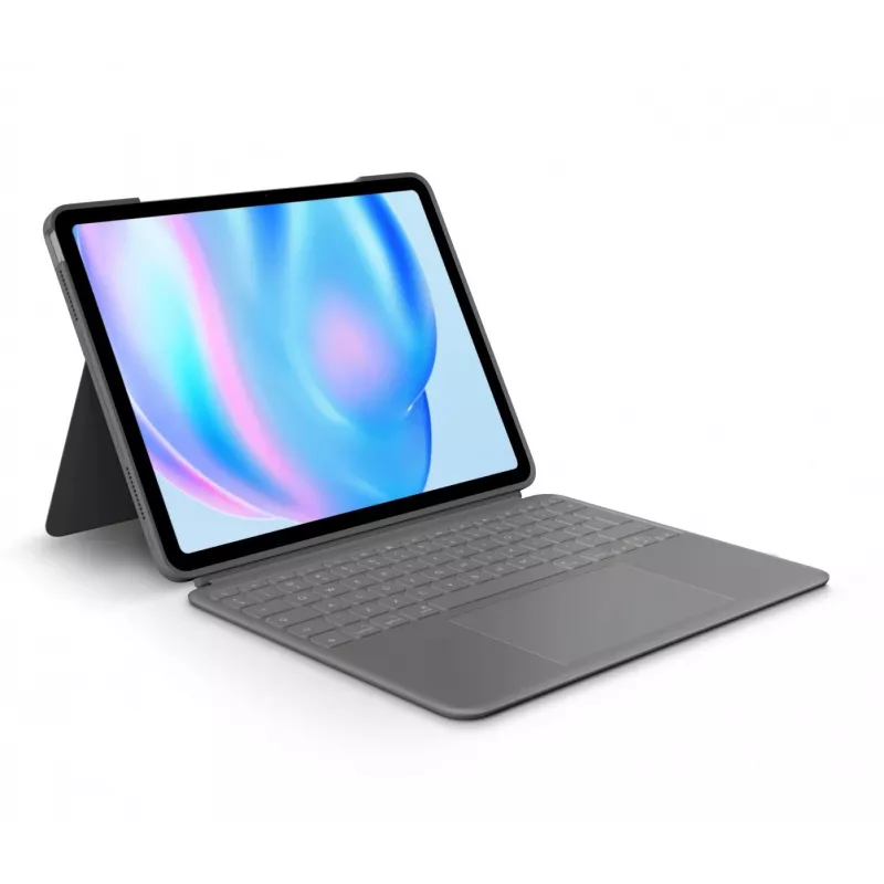 Logitech Combo Touch näppäimistö QWERTY US International harmaa kosketuslevy