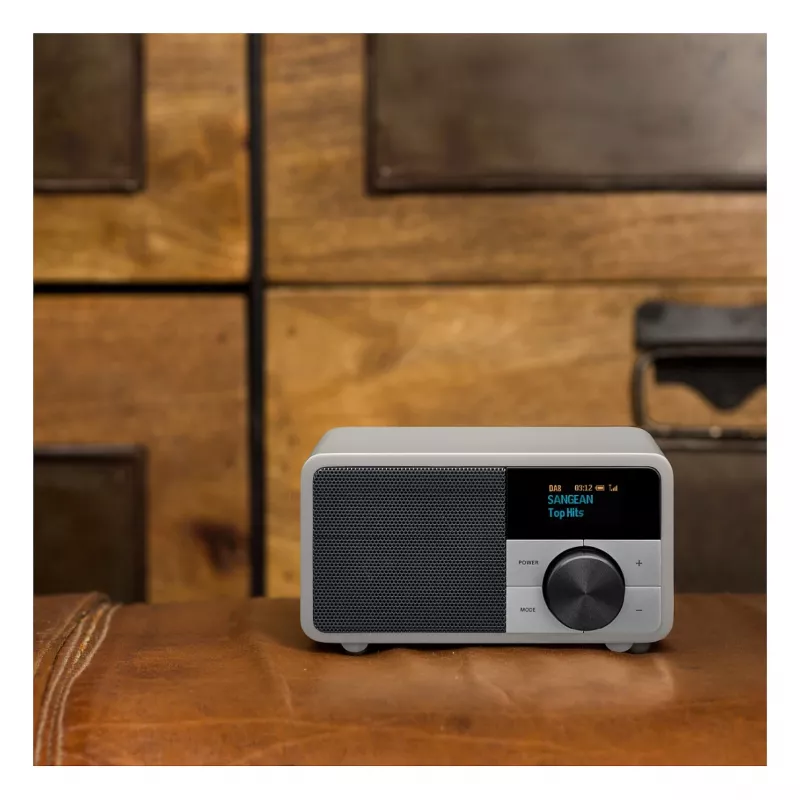 Pöytäradio Sangean DDR-7 Glacier Silver digitaalisella virittimellä ja Bluetoothilla