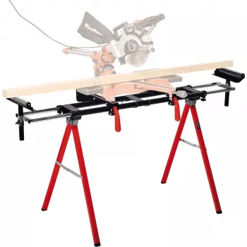 Einhell MSS 1608 katkaisusahan jalusta 4 jalkaa musta punainen enimmäiskantavuus 80 kg