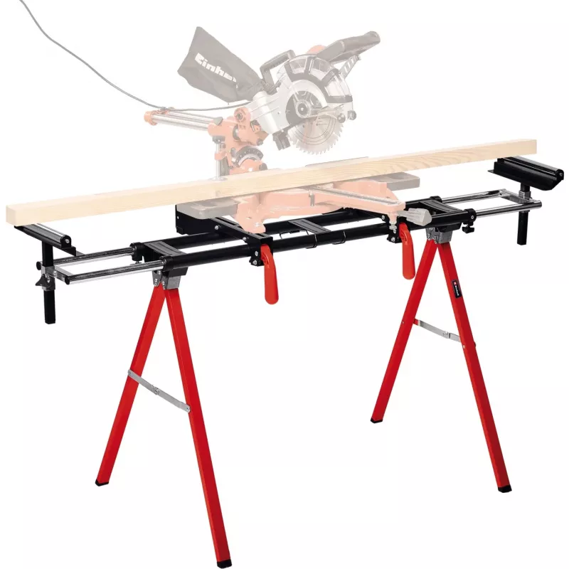 Einhell MSS 1608 katkaisusahan jalusta 4 jalkaa musta punainen enimmäiskantavuus 80 kg