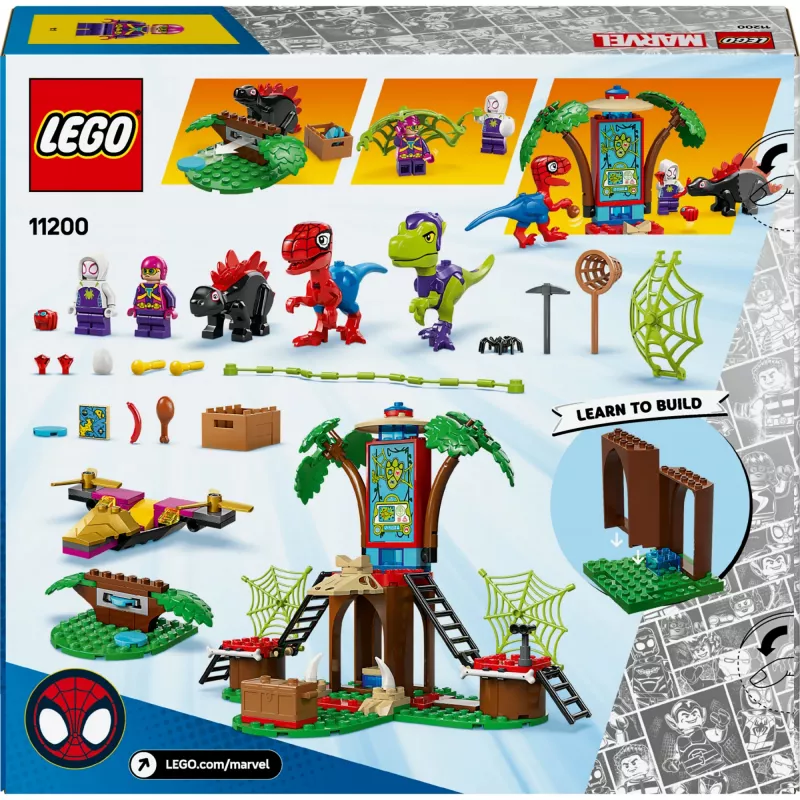 LEGO MARVEL 11200 Spidey ja Gobby raptoritaistelu puumaja-päämajassa