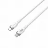 HYPER HyperJuice 240W silikoni USB-C - USB-C-kaapeli (0,9 m/1 m) - valkoinen