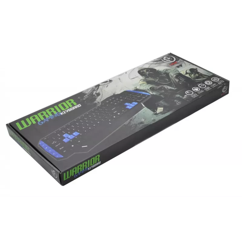USB-pelillinen näppäimistö Warrior Rebeltec