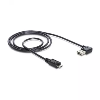 USB-kaapeli DeLOCK 1 m USB 2.0 A - Micro-B uros-uros musta