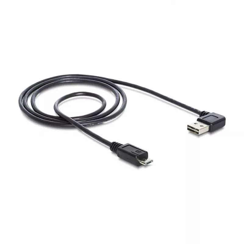 USB-kaapeli DeLOCK 1 m USB 2.0 A - Micro-B uros-uros musta