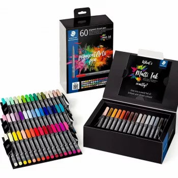 Brush Pen Staedtler Pigment Arts 60 kpl