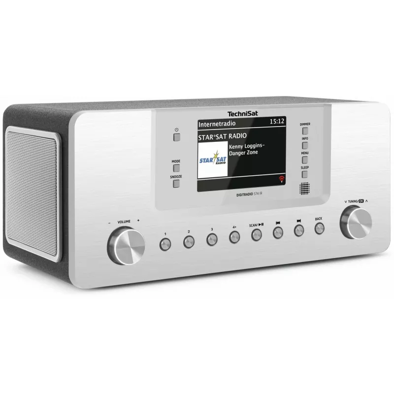 TechniSat DigitRadio 574 IR - audiojärjestelmä - 2 x 5 wattia - hopea (0001/2951)